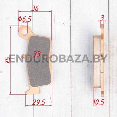 Колодки тормозные дисковые #17 X-TECH (semi-metallic) полуметаллические