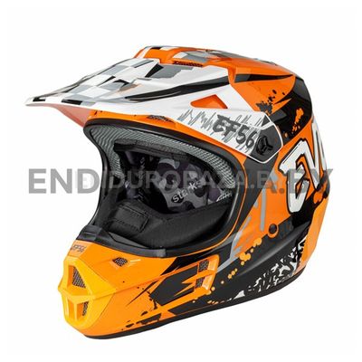 Шлем EF56 Base MX (оранжевый/черный глянец, XL)