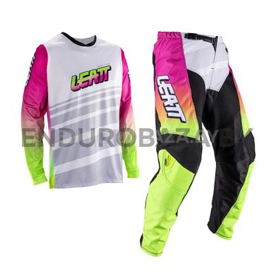 Комплект мотоджерси/мотоштаны Leatt 3.5 Ride Kit (Retro Pink, M)