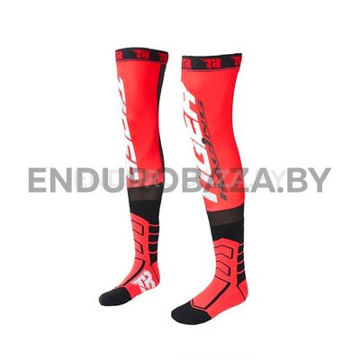 Чулки кроссовые TR PRO Socks red black (Черный/ красный , М/L)