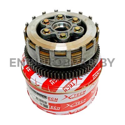 Барабан сцепления в сборе 165FMM (CB250D-G) 169FMM (CB250) 167FMM (CG250) 172FMM-3A (CB250-F) X-TECH (70 зубьев)