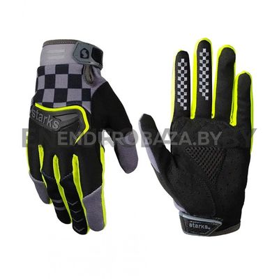 Перчатки для кросса STARKS Phoenix V3 (Черный/Серый/Hi-Viz) (XL)