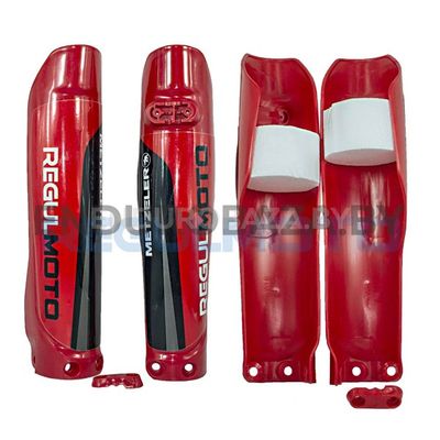 Защита передних амортизаторов Holeshot Red Edition (красный)