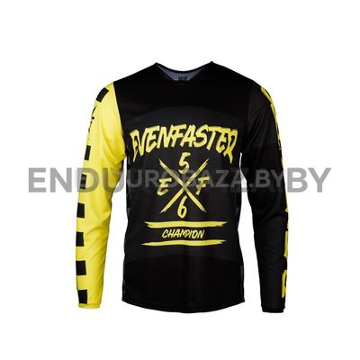 Джерси EVEN FASTER (EF56) Base (черный/желтый, L)