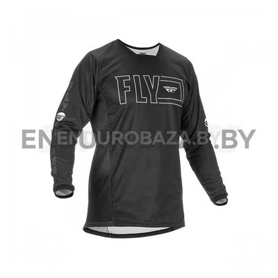 Джерси FLY RACING KINETIC FUEL (черный/белый, XL)