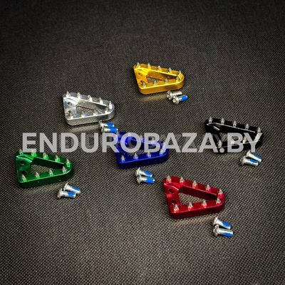 Алюминиевый наконечник тормозной лапки CNC (разные цвета) под углом