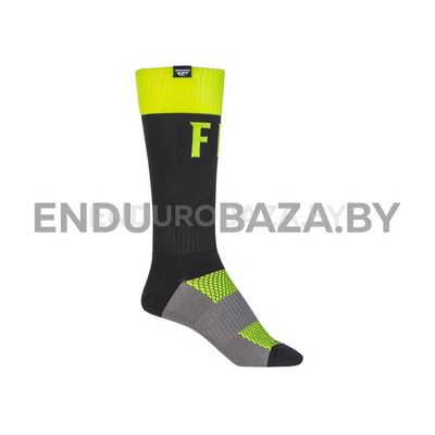 Гольфы FLY RACING MX Pro (тонкие) (Hi-Vis желтый/черный, S/M)