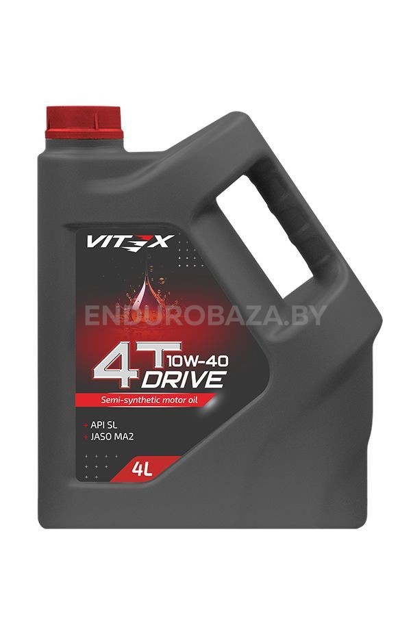 Масло моторное Vitex Drive 4T 10W40, 4л - изображение 1