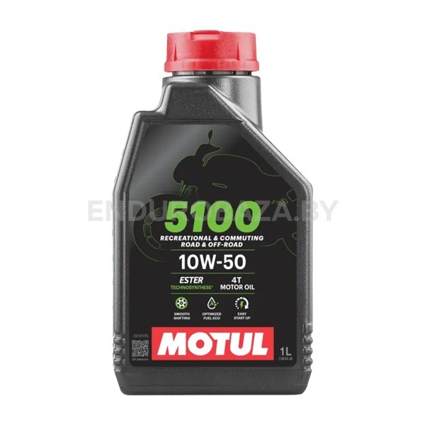 Моторное масло Motul 5100 10W50 4T, 1л - изображение 1