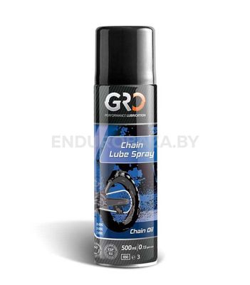 Смазка-спрей для цепей GRO CHAIN LUBE SPRAY, 500 мл