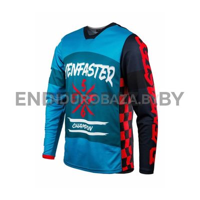 Джерси EVEN FASTER (EF56) Base (бирюза/красный, L)