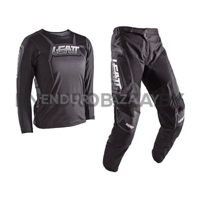 Комплект мотоджерси/мотоштаны подростковый Leatt 3.5 Jr Ride Kit (черный, M)