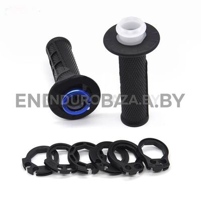 Грипсы lock-on + ручка газа KTM/Husqvarna/Kawasaki/Yamaha IGP (Черный)