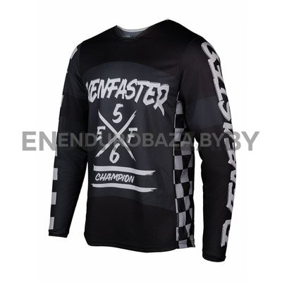 Джерси EVEN FASTER (EF56) Base (черный/серый, M)